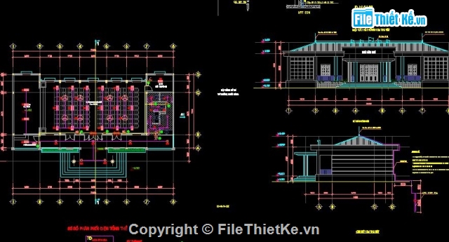 bản vẽ điện,Điện nhà văn hóa,thiết kế điện nhà văn hóa