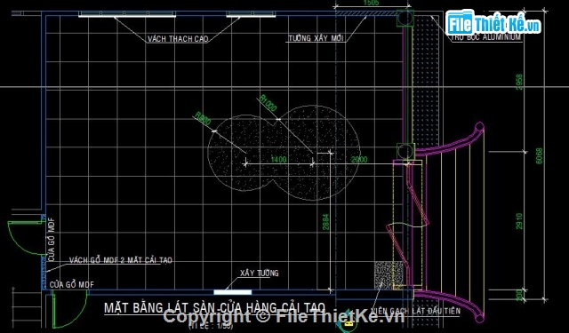 Bản vẽ autocad,viettel store,bản vẽ cải tạo cửa hàng viettel,cad mẫu cửa hàng viettel