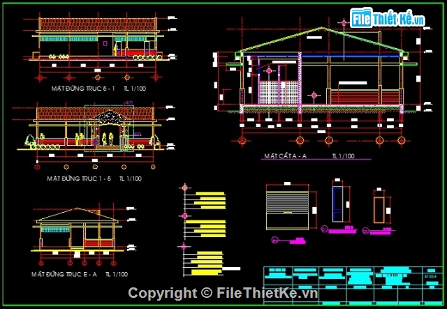 file cad căn tin 1 tầng KT 11x16m,bản vẽ thiết kế căn tin KT 11x16m,bản vẽ căn tin