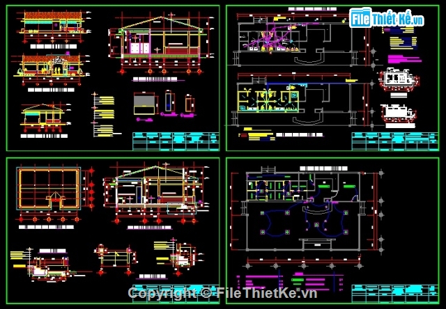 file cad căn tin 1 tầng KT 11x16m,bản vẽ thiết kế căn tin KT 11x16m,bản vẽ căn tin