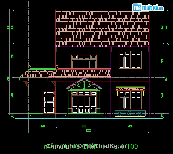 Bản vẽ,cấp phép,hồ sơ xin cấp phép xây dựng,biệt thự 12x12m,xây dựng,3 tầng