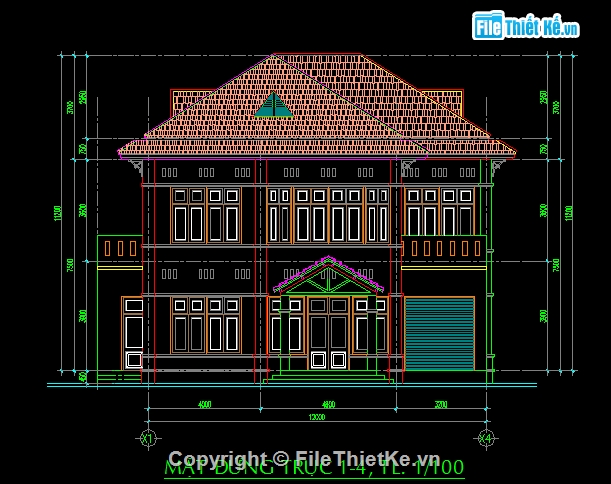 Bản vẽ,cấp phép,hồ sơ xin cấp phép xây dựng,biệt thự 12x12m,xây dựng,3 tầng