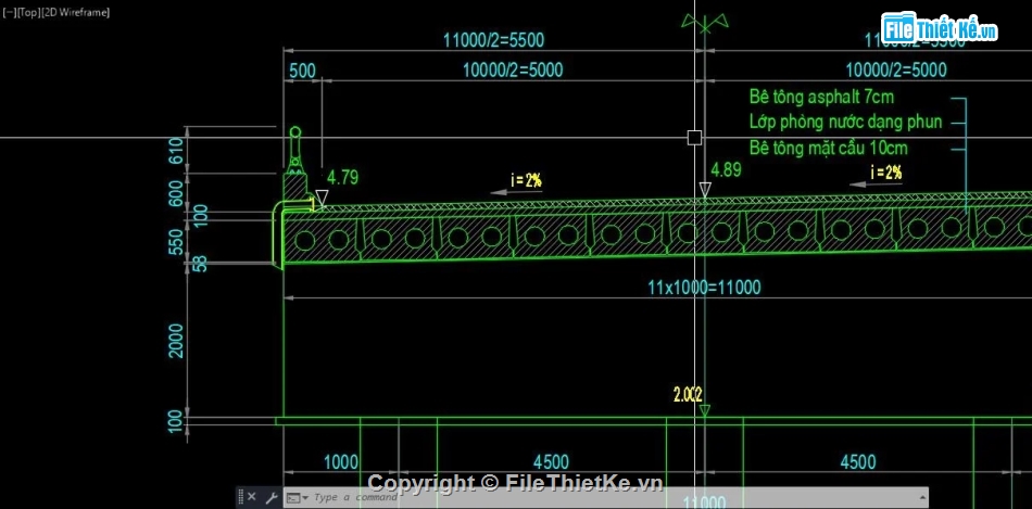 cầu dầm,bản vẽ cầu dầm,file cad cầu dầm