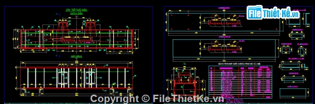 Bản vẽ,Bản vẽ cầu dầm,bản vẽ dầm bản