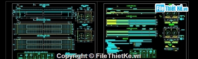 Bản vẽ,Bản vẽ cầu dầm,bản vẽ dầm bản,cầu dầm bản 1 nhịp L= 18m,nhịp L= 18m khổ cầu 11m