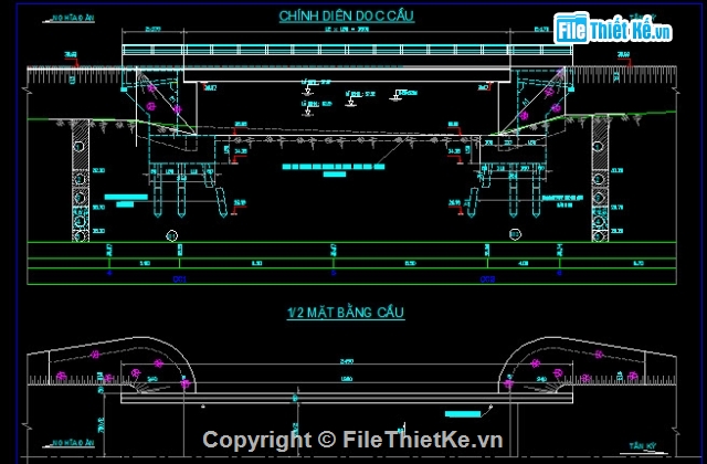 Bản vẽ,Bản vẽ cầu dầm,bản vẽ dầm bản