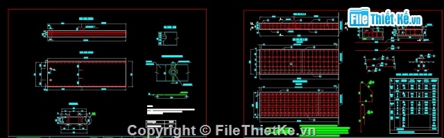 Bản vẽ,Bản vẽ cầu dầm,bản vẽ dầm bản