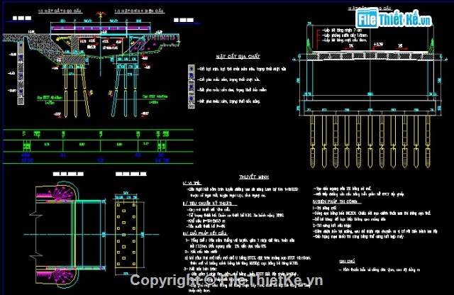 Bản vẽ,Bản vẽ cầu dầm,bản vẽ dầm bản