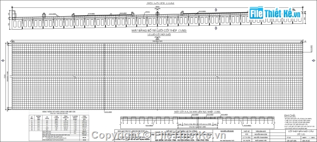 cầu dầm,bản vẽ cầu dầm bản,bản vẽ cầu dầm bản 24m,cầu dầm bản 3 nhịp 24m