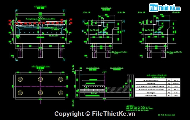 Bản vẽ,Bản vẽ cầu dầm,bản vẽ dầm bản