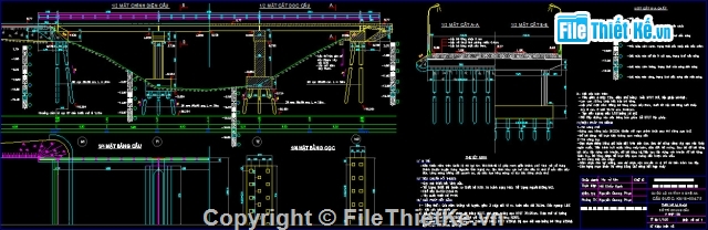 Bản vẽ,Bản vẽ cầu dầm,bản vẽ dầm bản