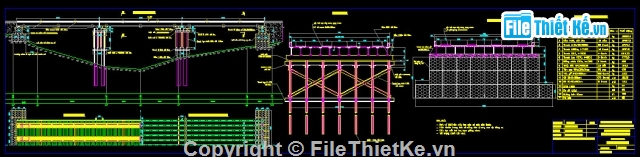 Bản vẽ,Bản vẽ cầu dầm,bản vẽ dầm bản