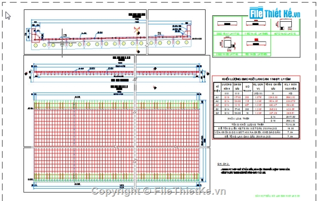 Bản vẽ,cầu dầm,bản vẽ dầm bản