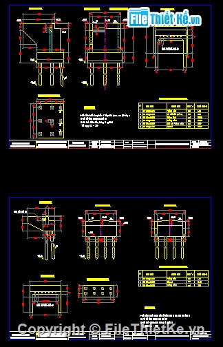 Bản vẽ,Bản vẽ cầu dầm,bê tông cốt thép,cầu dầm bản 6 nhịp L= 12m,cầu hưng lam