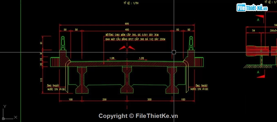 Bản vẽ dầm,Bản vẽ cầu dầm,cầu dầm giản đơn