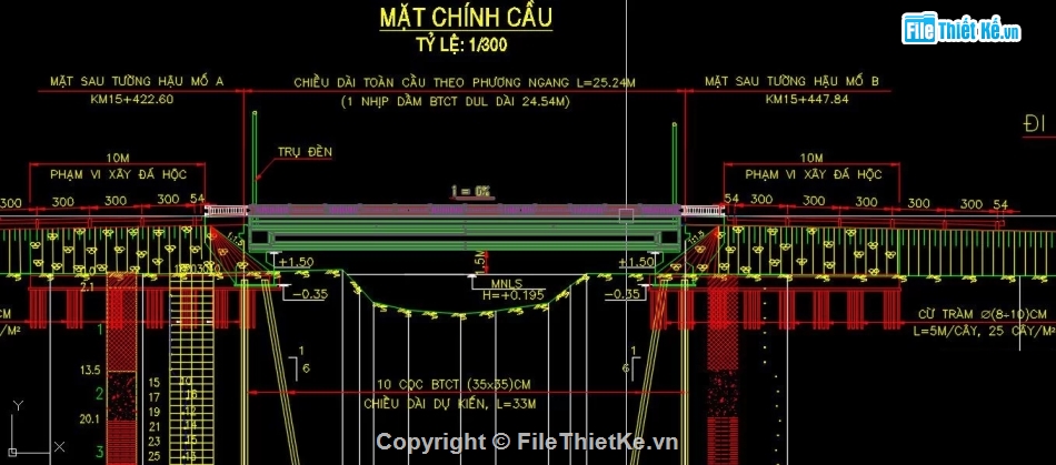 Bản vẽ dầm,Bản vẽ cầu dầm,cầu dầm giản đơn