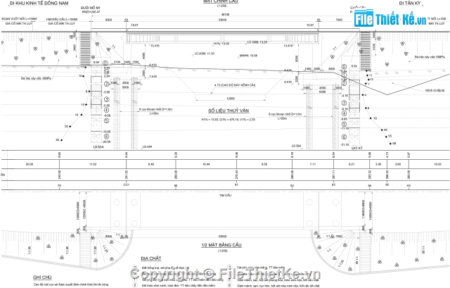 cầu dầm,Bản vẽ cầu dầm,cầu dầm I 33m