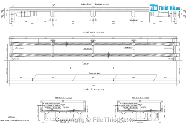 Bản vẽ,Bản vẽ cầu dầm,dầm I 33m,dầm I 1 nhịp 33m,I 1 nhịp 33m khổ cầu 9m
