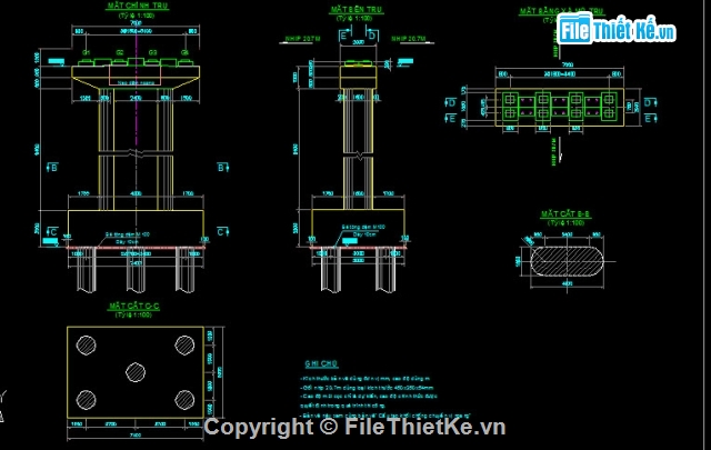 Bản vẽ,Bản vẽ cầu dầm,cầu dầm I,cầu dầm I 2 nhịp 24m,nhịp 24m khổ cầu 7m