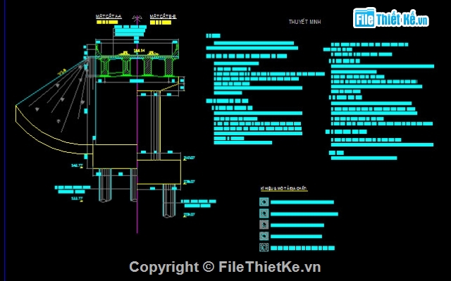 Bản vẽ,Bản vẽ cầu dầm,cầu dầm I,cầu dầm I 2 nhịp 24m,nhịp 24m khổ cầu 7m