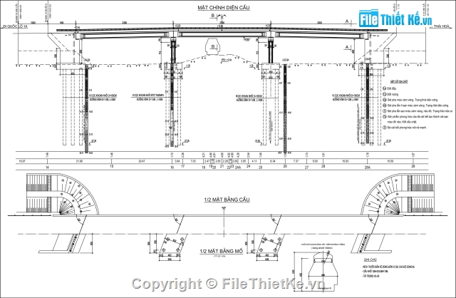 cầu dầm,Bản vẽ cầu dầm,bản vẽ dầm bản