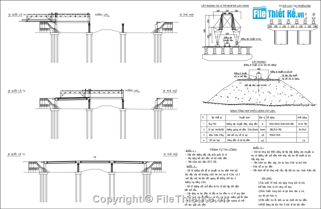 cầu dầm,Bản vẽ cầu dầm,bản vẽ dầm bản