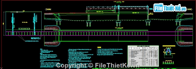 Bản vẽ,Bản vẽ cầu dầm,Bản vẽ dầm I