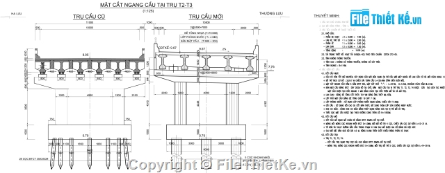 Bản vẽ,Bản vẽ cầu dầm,cầu dầm I