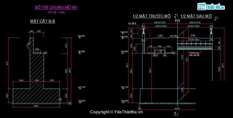 Bản vẽ dầm,Bản vẽ dầm I,dầm căng sau