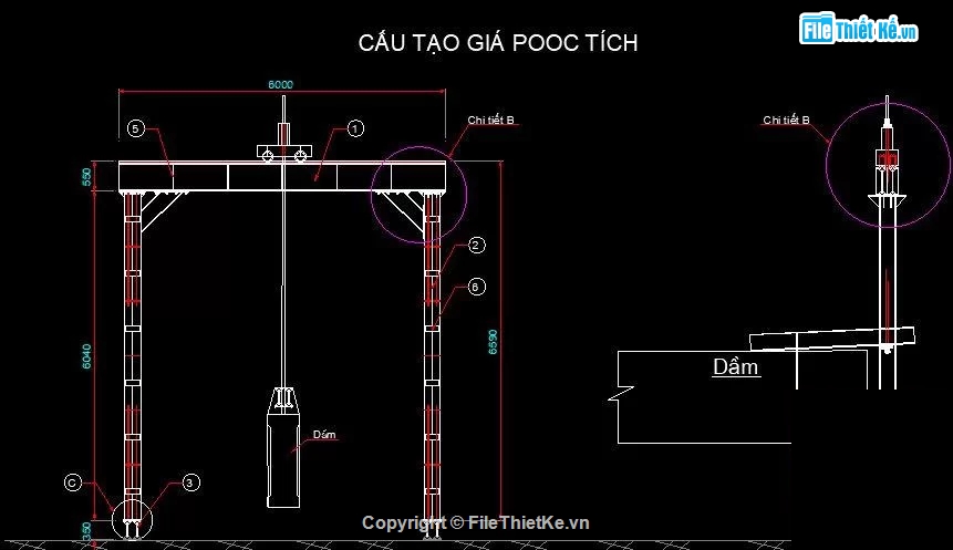 Bản vẽ dầm,Bản vẽ dầm I,dầm căng sau