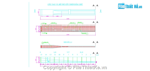 bản vẽ cầu dầm I dự ứng lực nhịp 24m,cầu dâm I dự ứng lực,bản vẽ cầu dầm I nhịp 24m,bản vẽ cầu dầm I rộng 12.1m