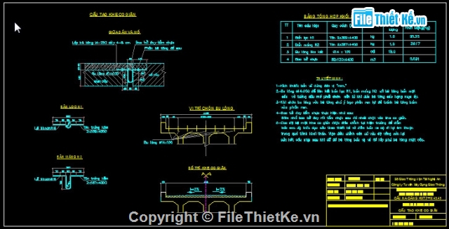 Bản vẽ,Bản vẽ dầm T,cầu dầm,cầu dầm T 1 nhịp 12m,thiết kế cầu dầm 1 nhịp