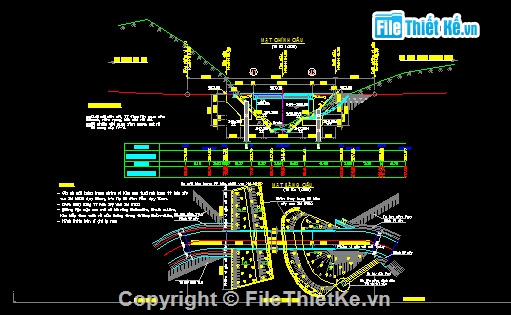 Bản vẽ,cầu dầm,Bản vẽ dầm T,bê tông cốt thép