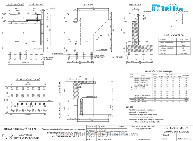 cầu dầm,cầu dầm T,bản vẽ cầu dầm T,cầu dầm T 1 nhịp 18m