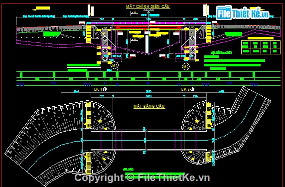 Bản vẽ,cầu dầm,Bản vẽ dầm T