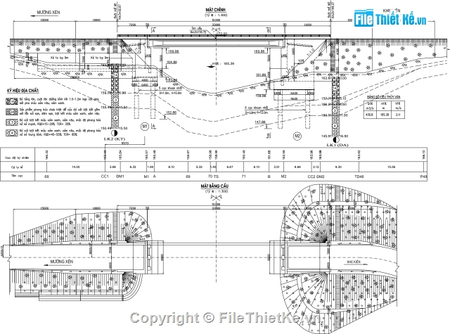 cầu dầm,cầu dầm T,bản vẽ cầu dầm T,cầu dầm T 1 nhịp 33m