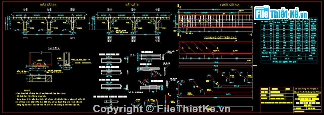 Bản vẽ,Bản vẽ cầu dầm,Bản vẽ dầm T,cầu dầm T 1 nhịp 9m