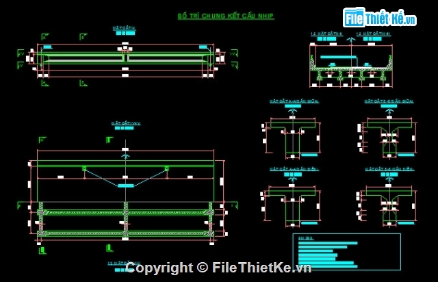 Bản vẽ,Bản vẽ cầu dầm,Bản vẽ dầm T