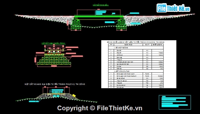 Bản vẽ,Bản vẽ cầu dầm,Bản vẽ dầm T