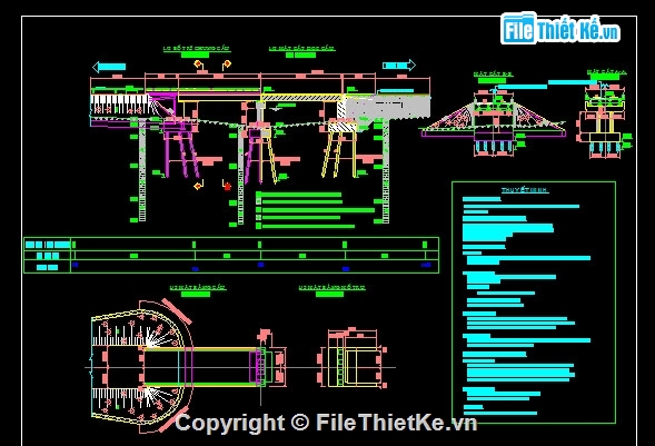 Bản vẽ,Bản vẽ cầu dầm,Bản vẽ dầm T