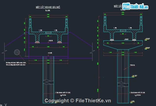 cầu dầm T 2 nhịp 12m,cầu dầm T,cầu dân sinh,cầu dầm 12m