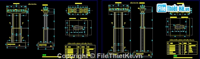 Bản vẽ,Bản vẽ cầu dầm,cầu dầm T,cầu dầm T 3 nhịp 24m