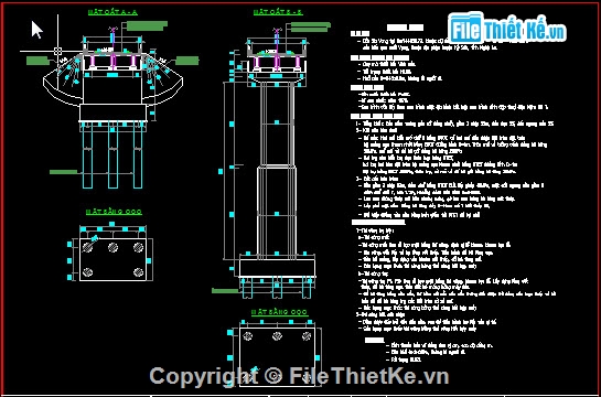 Bản vẽ,Bản vẽ dầm T,Bản vẽ cầu dầm