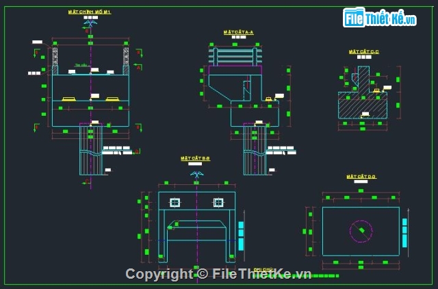 Bản vẽ dầm T L=16m,cầu dân sinh,Dự án Lramp