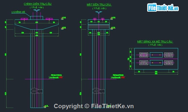 Bản vẽ dầm T L=16m,cầu dân sinh,Dự án Lramp