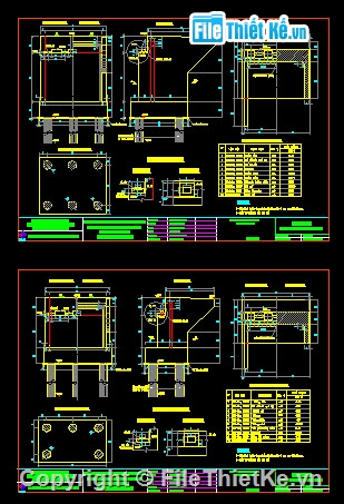 Bản vẽ,Bản vẽ cầu dầm,Bản vẽ dầm T,cầu dầm T 6 nhịp 33m