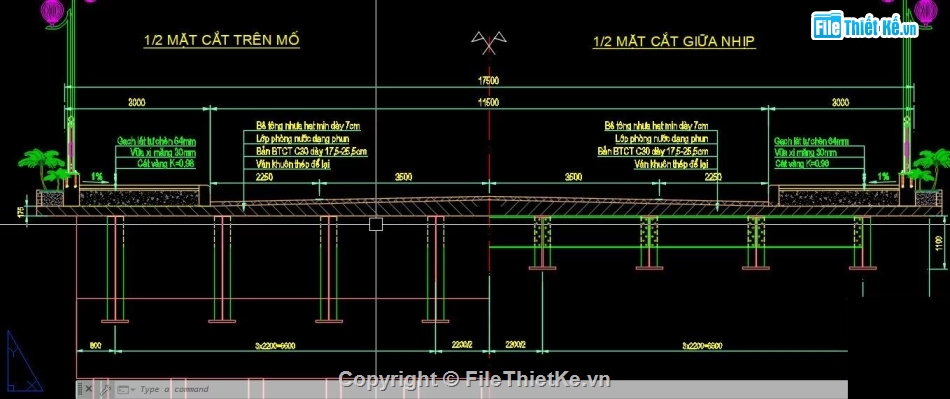 cầu dầm,Bản vẽ dầm,Bản vẽ cầu dầm