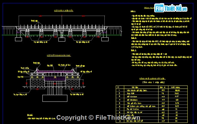 Bản vẽ,Bản vẽ cầu dầm,dầm thép liên hợp