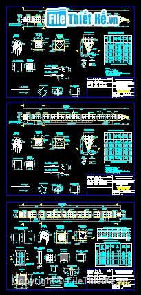 Bản vẽ,Bản vẽ cầu dầm,dầm thép liên hợp,BTCT 3 nhịp 10+12+10m
