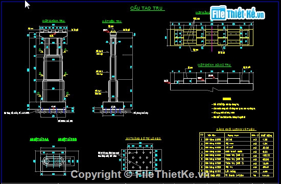 thiết kế cầu,Bản vẽ dầm T,Bản vẽ cầu Khe Muỗng - Km8+773.52,Cầu 2 nhịp dầm T 33m